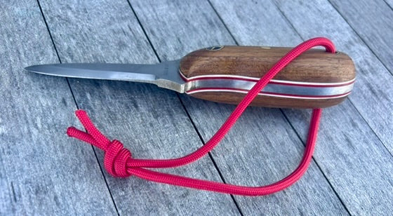 007 - Model One Oyster Knife - Burmese Teak - Vigilant