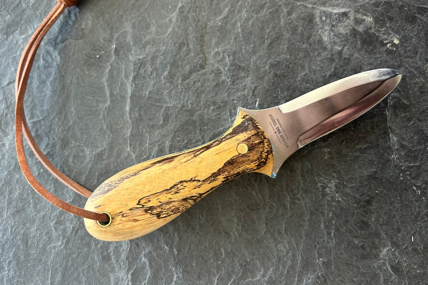 023 - Model One Oyster Tool - Spalted Maple