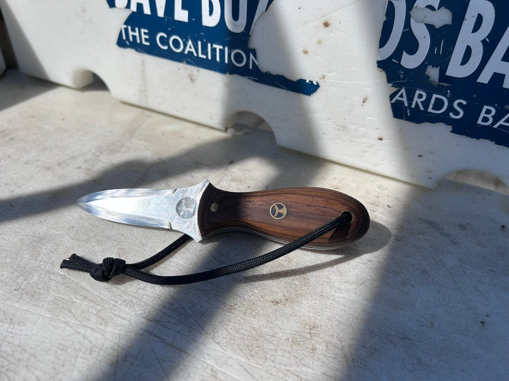 005 - Model One Oyster Knife - Black Walnut