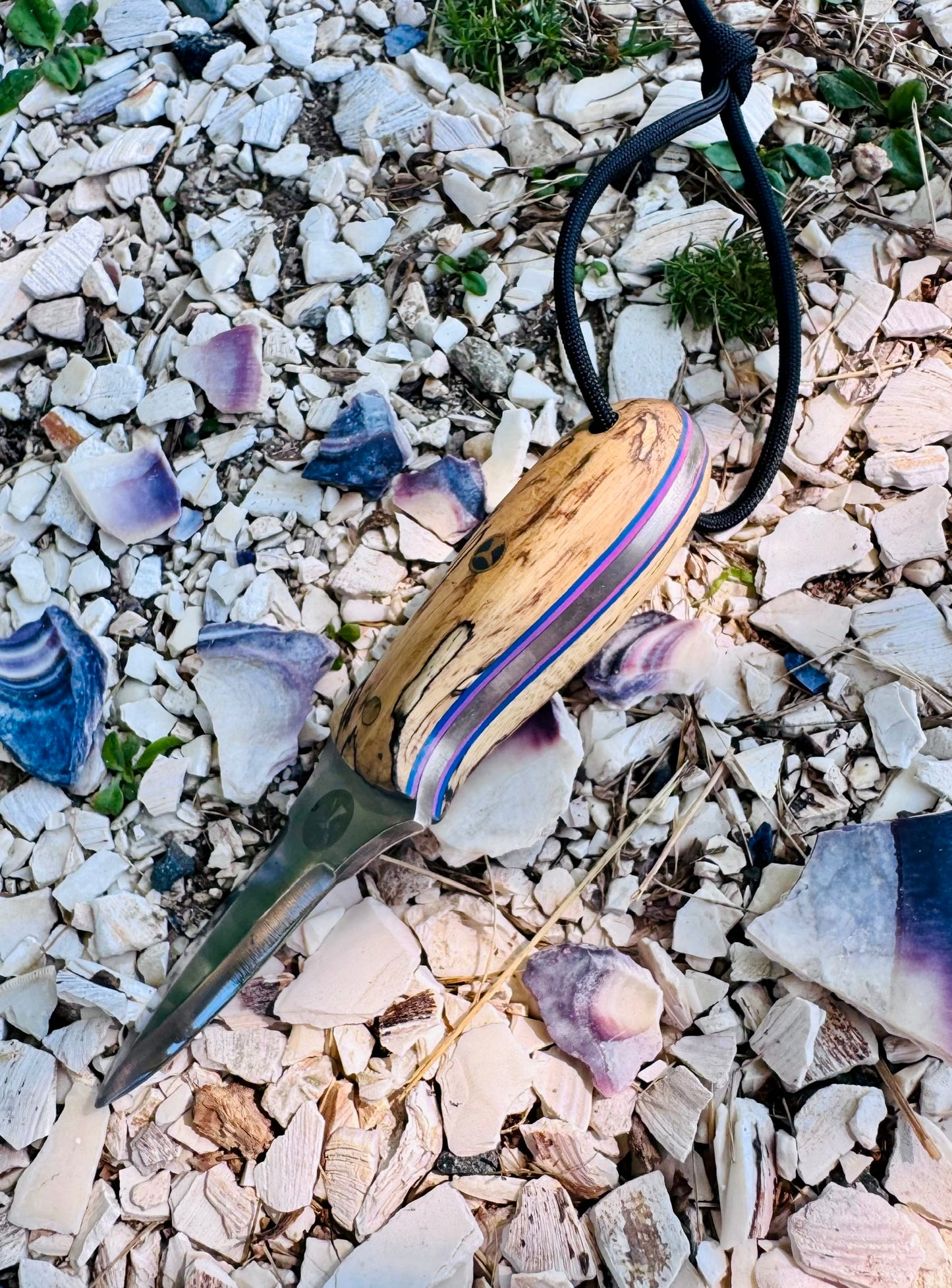 009 - Model One Oyster Knife - Spalted Maple