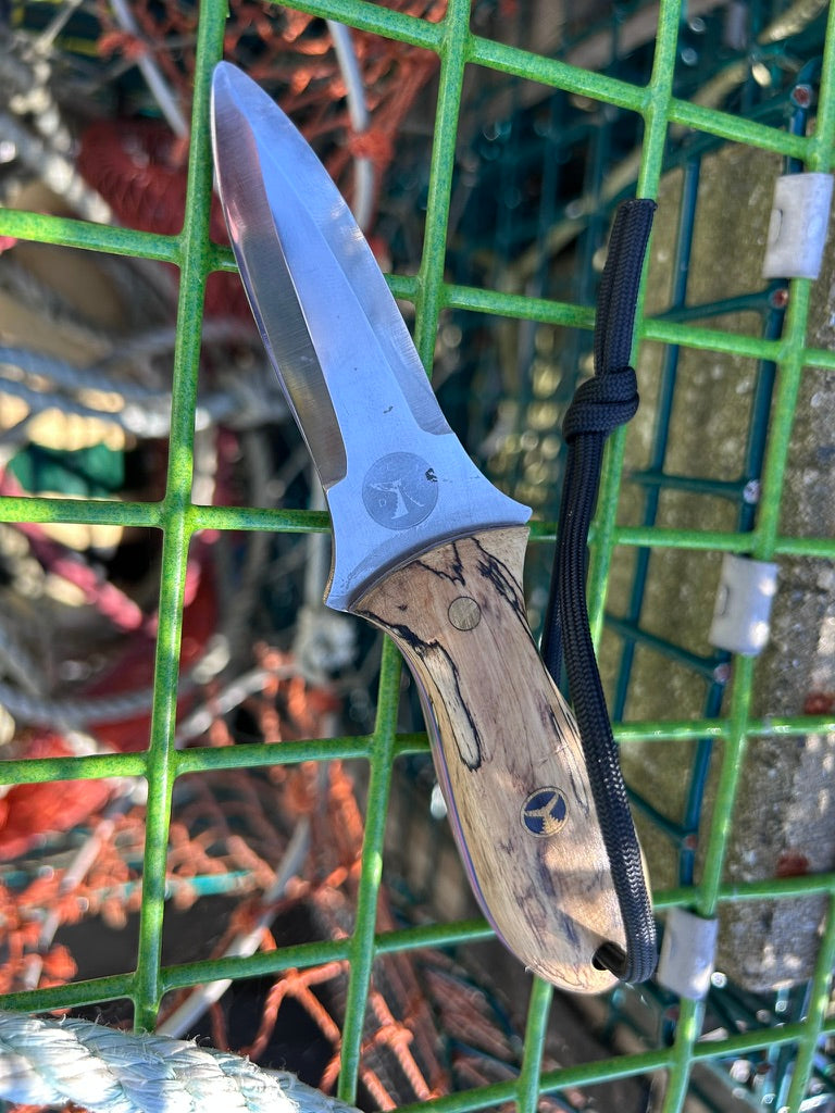 009 - Model One Oyster Knife - Spalted Maple