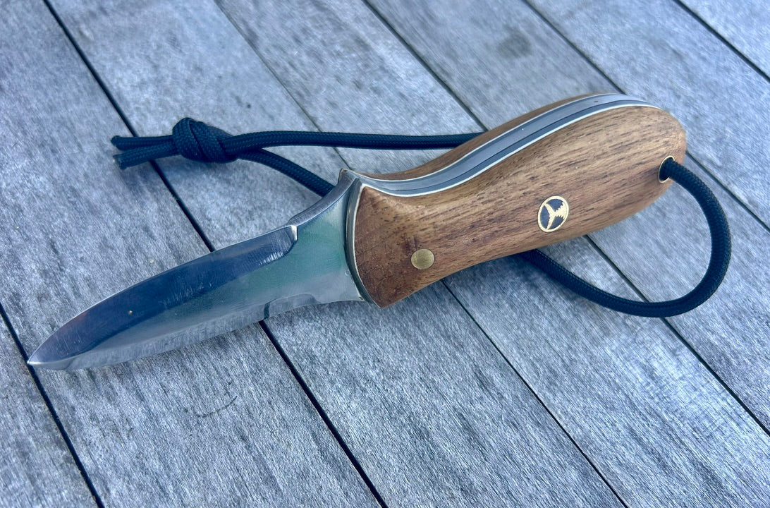 003 - Model One Oyster Knife - Teak - Touch of Grey