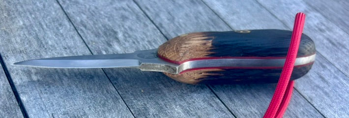 008- Model One Oyster Knife - Bourbon Barrel Stave - My Old Kentucky Home