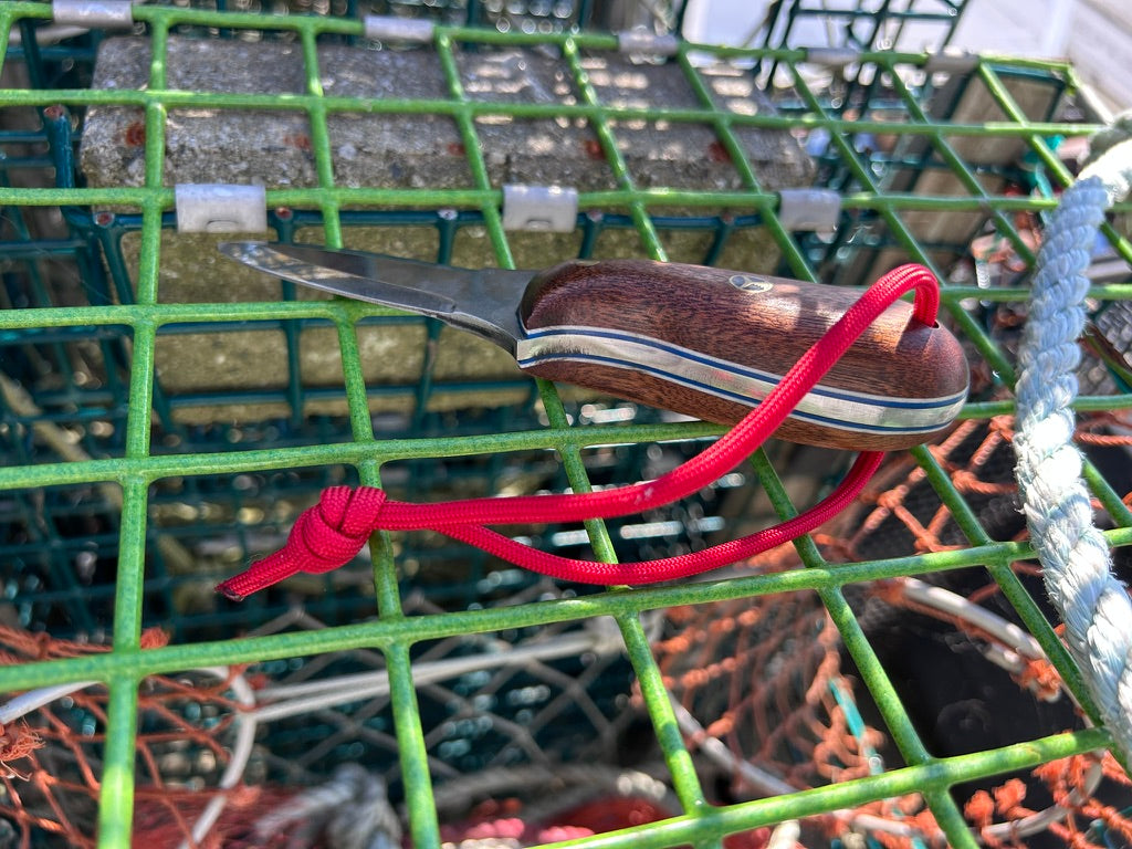 004 - Model One Oyster Knife - Mahogany - Bristol