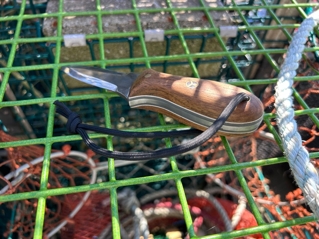 003 - Model One Oyster Knife - Teak - Touch of Grey
