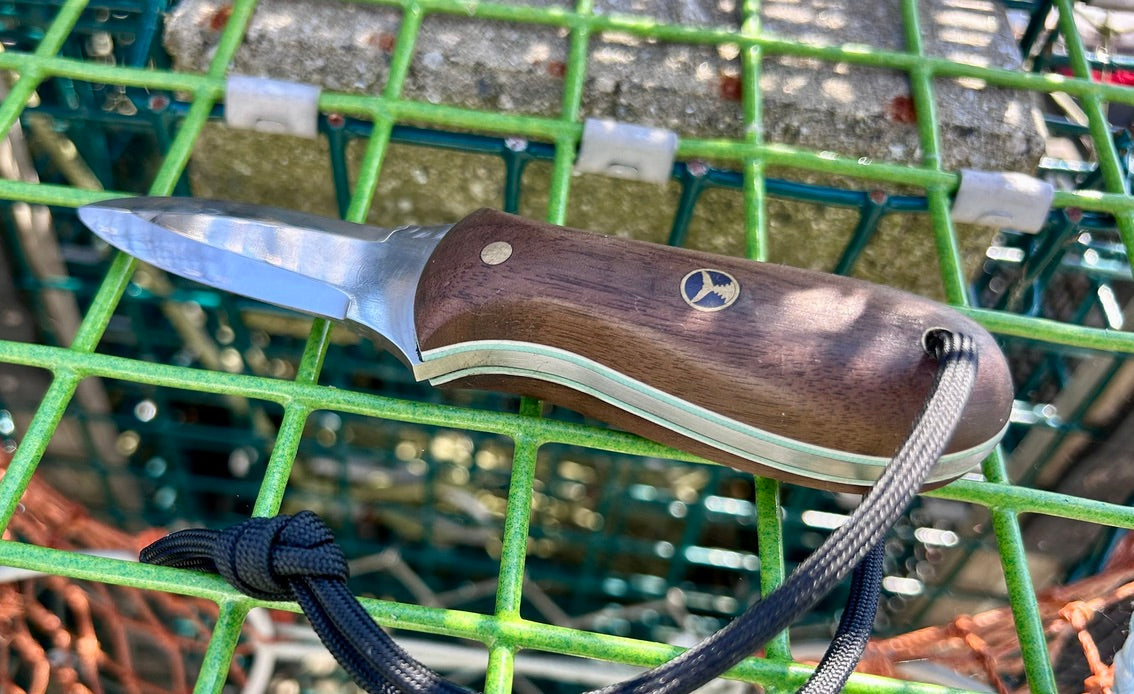 005 - Model One Oyster Knife - Black Walnut
