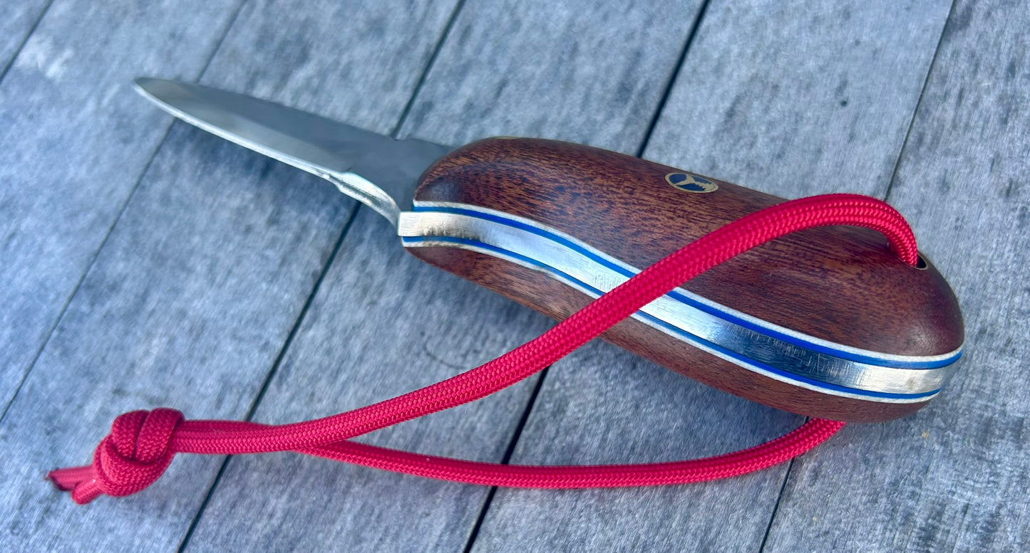004 - Model One Oyster Knife - Mahogany - Bristol