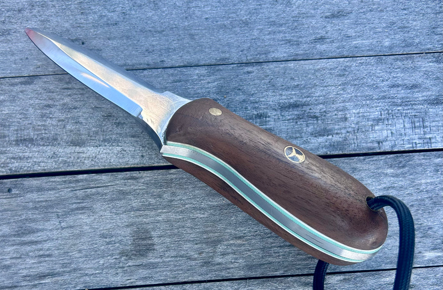 006 - Model One Oyster Knife - Macassar Ebony - Magic
