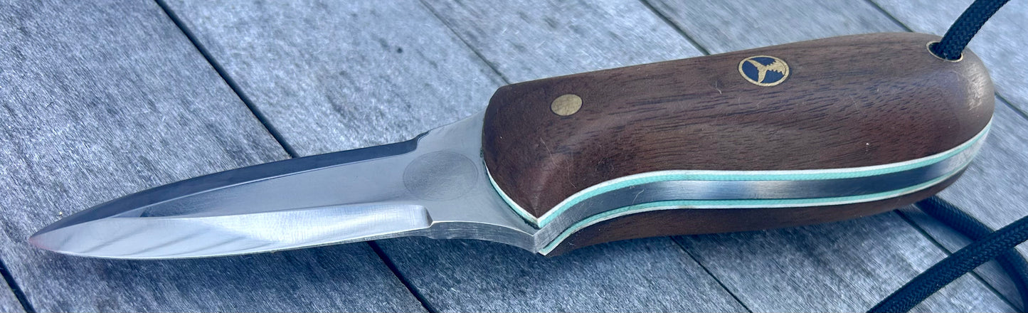 006 - Model One Oyster Knife - Macassar Ebony - Magic
