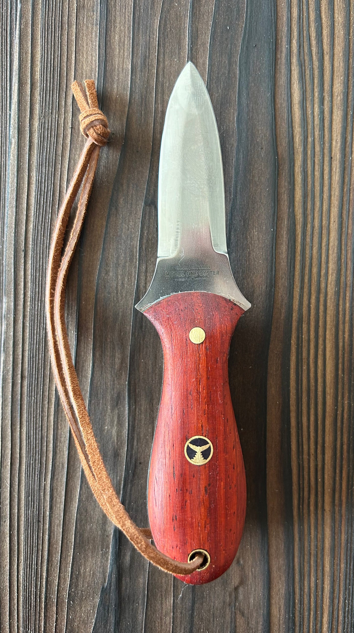 017 - Model One Oyster Tool -  Padauk