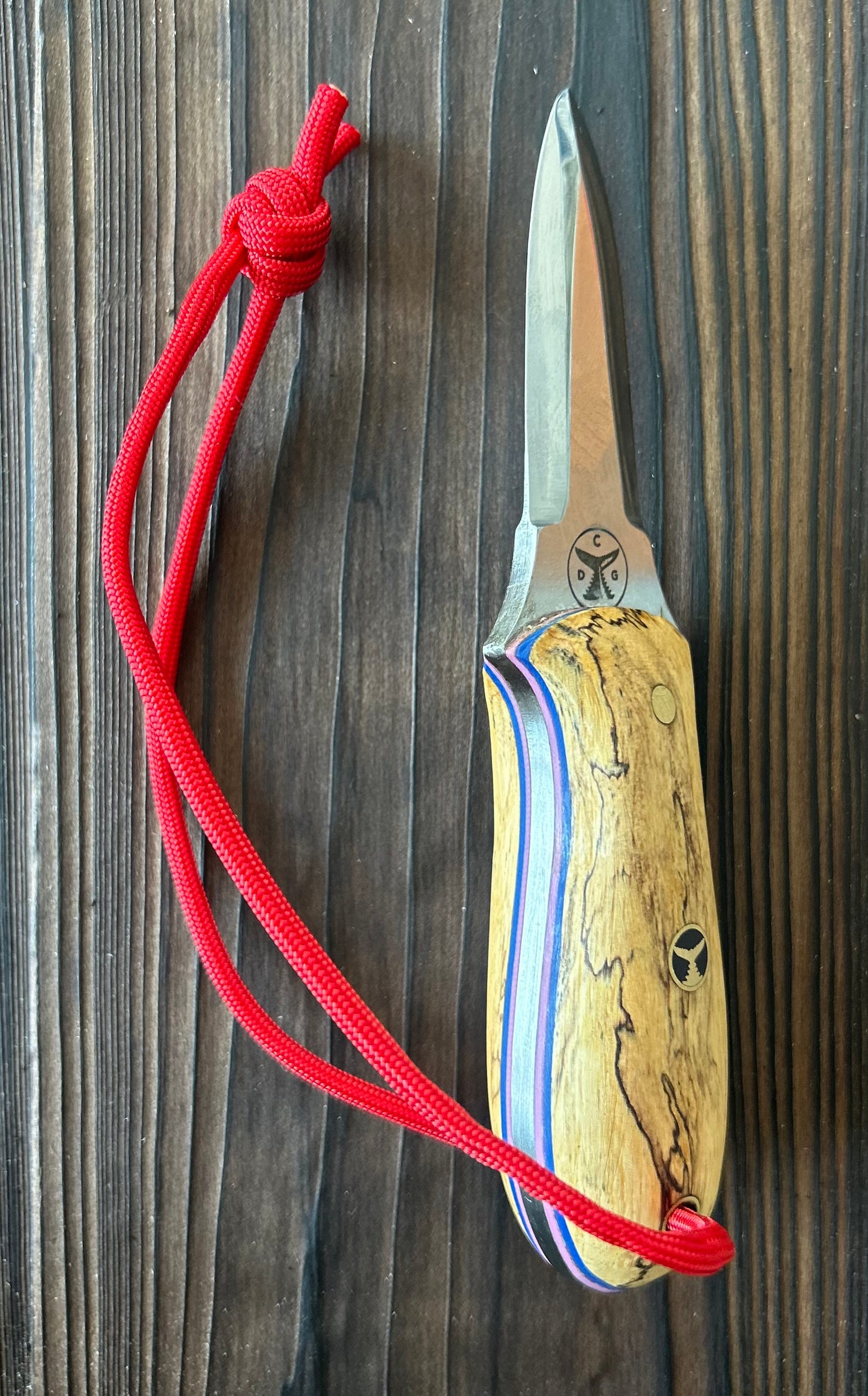 020 - Model One Oyster Tool -  Spalted Maple