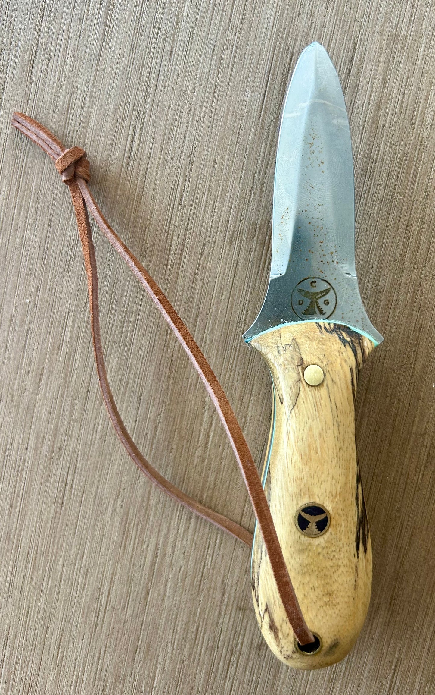 023 - Model One Oyster Tool -  Spalted Maple