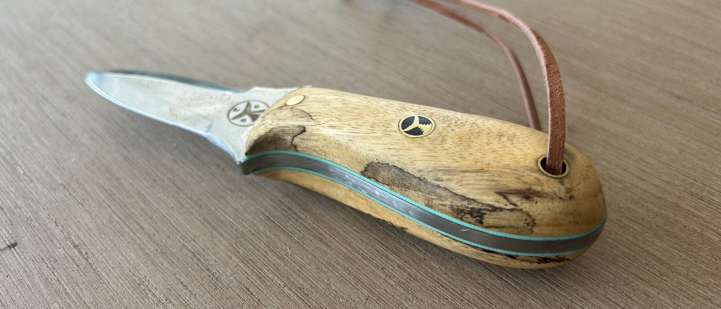 023 - Model One Oyster Tool -  Spalted Maple