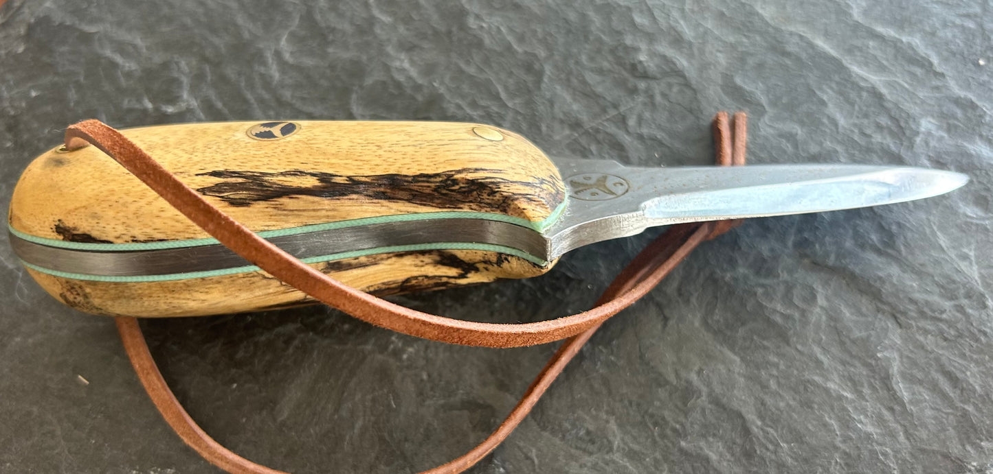 023 - Model One Oyster Tool -  Spalted Maple